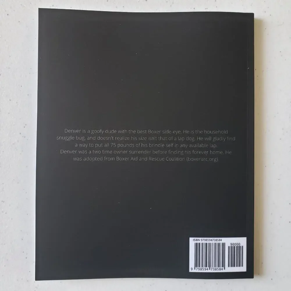 A Boxer Lover’s Journal: Denver Blanked Lined 120 Page Notebook